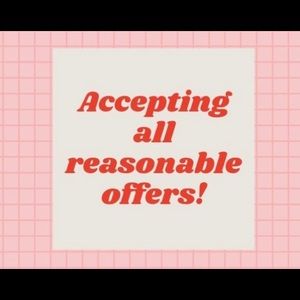 Accepting all offers💕